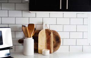 Subway Tile Backsplash Reveal